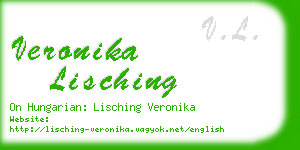 veronika lisching business card